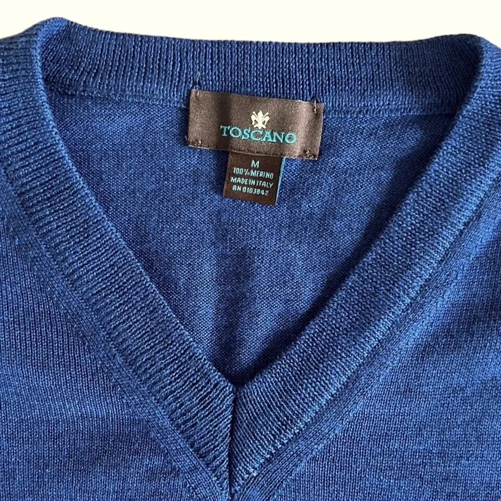 Toscano sz medium 100% merino wool sweater made in Italy excellent condition​